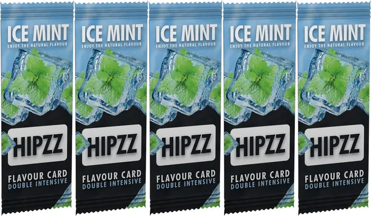 5x Karta Aromatyzująca do Papierosów HIPZZ Double Intensive Ice Mint