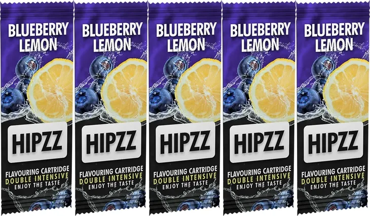 5x Karta Aromatyzująca do Papierosów HIPZZ Double Intensive Blueberry Lemon