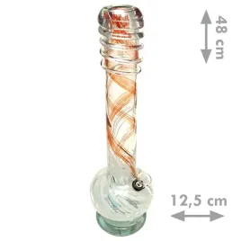 fajka-wodna-szklana-bongo-h-f-mukti-48cm-red-whit