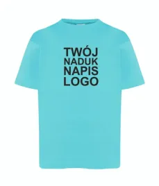 dziecieca-koszulka-t-shirt-z-twoim-napisem-nadrukiem-logo-turkusowa-roz-3-4