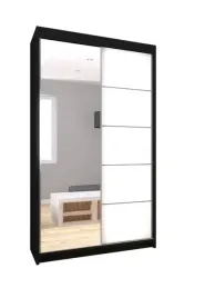 szafa-120cm-czarna-bialy-front-lustro-m120
