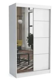 szafa-przesuwna-120-biala-mat-lustro-listwy-ml