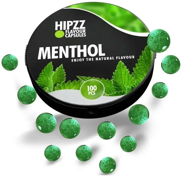 Kulki Kapsułki Smakowe Aromatyzujące do Papierosów HIPZZ Menthol Mint Mięta
