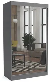 szafa-przesuwna-100-cm-szara-antracyt-lustra-ml