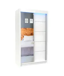 szafa-120-cm-przesuwna-biala-lustro-m120