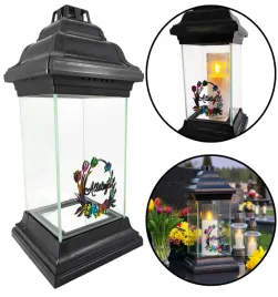 lampion-wielkanocny-czarny-polysk-kolorowe-tulipany-alleluja-rgb