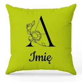 poduszka-twoje-imie-monogram-litera-a-zielony-na-prezent-wzory