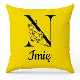 poduszka-twoje-imie-monogram-litera-n-zolty-na-prezent-wzory