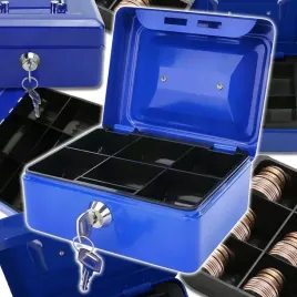 metalowa-kasetka-na-pieniadze-mini-sejf-kluczykowy-niebieska