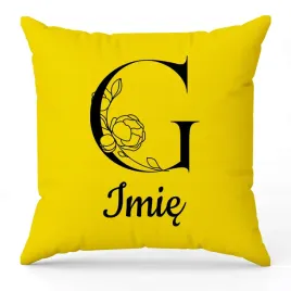 poduszka-twoje-imie-monogram-litera-g-zolty-na-prezent-wzory
