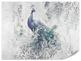 fototapeta-do-salonu-sypialni-abstrakcja-paw-ptak-mural-beton-450x300