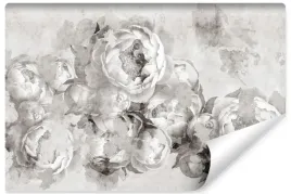 fototapeta-do-jadalni-beton-piwonie-peonie-kwiaty-abstrakcja-mural-450x300