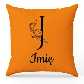 poduszka-twoje-imie-monogram-litera-j-pomaranczowy-na-prezent-wzory