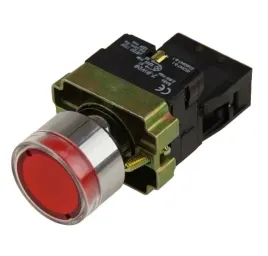 przycisk-sterowniczy-22mm-czerwony-podswietlany-led-230v-ac-bw3461