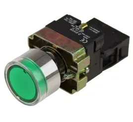 przycisk-sterowniczy-22mm-zielony-podswietlany-led-230v-ac-bw3361