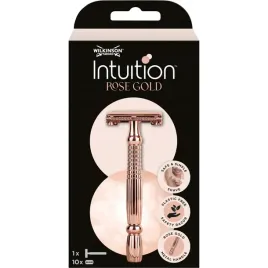 maszynka-na-zyletki-wilkinson-intuition-rose-gold-10x-zyletki
