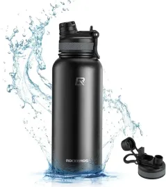 bidon-sportowy-termiczny-termos-ustnik-ze-slomka-rockbros-004-1200ml-czarny