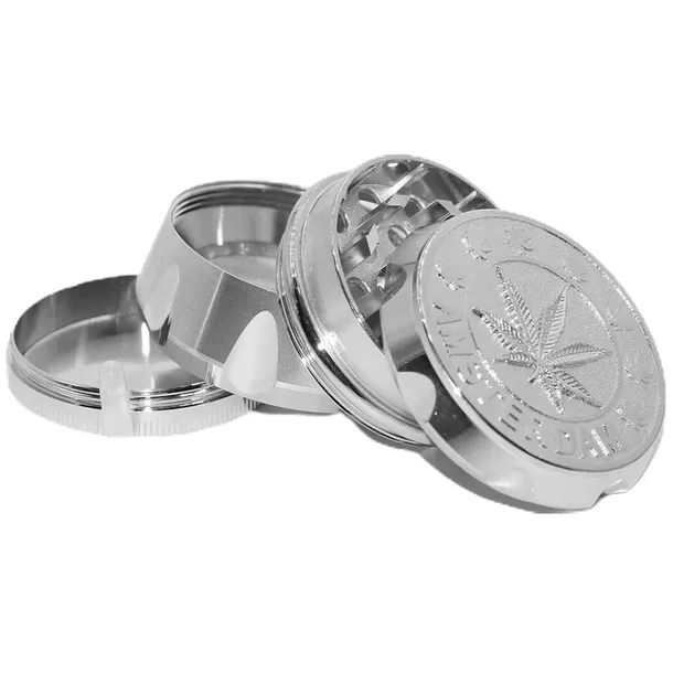 Młynek Grinder Crusher do Tytoniu Zioła Amsterdam Metalowy
