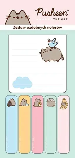 notes-mini-st-majewski-pusheen-bialy-wielokolorowy