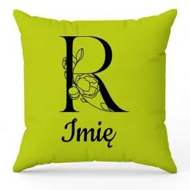 poduszka-twoje-imie-monogram-litera-r-zielony-na-prezent-wzory