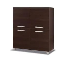 komoda-4-drzwi-100cm-kasztan-wenge-system-x4
