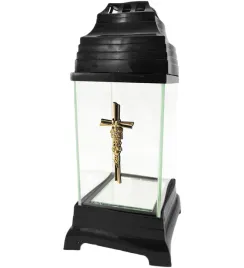 znicz-na-grob-kapliczka-lampion-szklany-czarny-z-krzyzem-zlotym-315-cm
