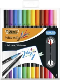 pisaki-dwustronne-bic-intensity-dual-12-kolorow