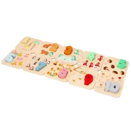 lelin-drewniane-puzzle-ukladanka-zwierzatka-nauka-liczenia