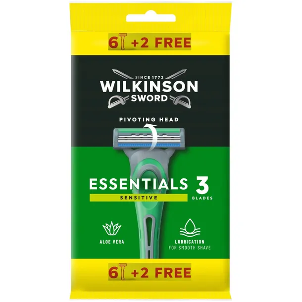 8x-maszynka-do-golenia-wilkinson-extra-essentials-3-sensitive-stan-nowy
