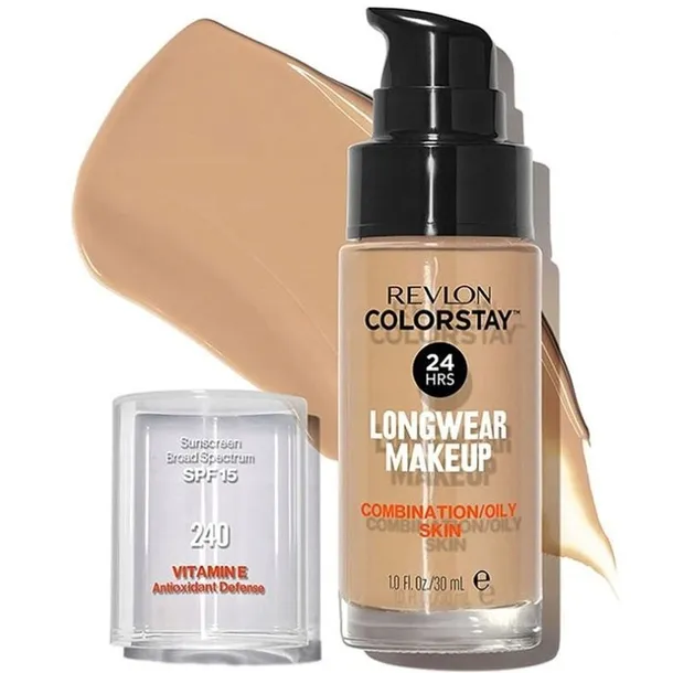Revlon ColorStay Podkład Kryjący Cera Tłusta Mieszana 240 Długotrwały Efekt