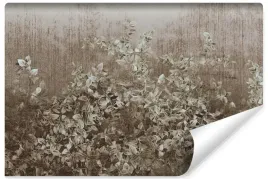 fototapeta-do-salonu-beton-rosliny-liscie-mur-styl-vintage-450x300