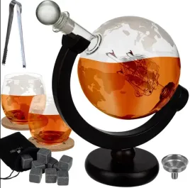 zestaw-do-whisky-karafka-globus-2-szklanki-kostki-szczypce-na-prezent