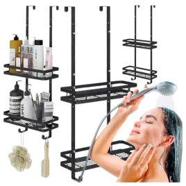 polka-pod-prysznic-wiszaca-lazienkowa-loft-czarna-do-lazienki-nierdzewna