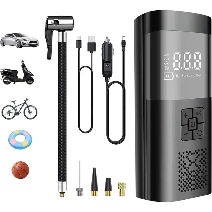 kompresor-samochodowy-pompka-do-roweru-akumulator-6000-mah