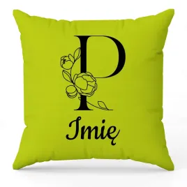 poduszka-twoje-imie-monogram-litera-p-zielony-na-prezent-wzory
