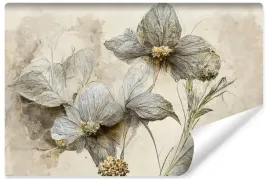 fototapeta-do-salonu-kwiaty-natura-styl-vintage-abstrakcja-450x300