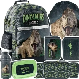 plecak-szkolny-tornister-dla-chlopca-dinozaur-t-rex-klasa-1-3-piornik-worek