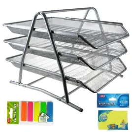 organizer-z-szufladami-polka-na-dokumenty-metal-net-3a-srebrna-plus-gratis