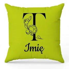 poduszka-twoje-imie-monogram-litera-t-zielony-na-prezent-wzory