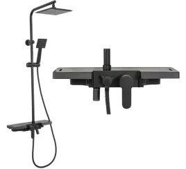 zestaw-prysznicowy-natryskowy-bravo-czarny-mat-z-polka-deszczownica-rea