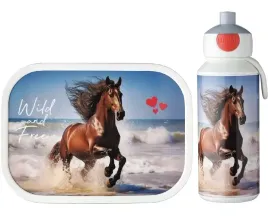 mepal-lunchbox-sniadaniowka-bidon-horse-wild-kon-zestaw-dziecka-z-koniem