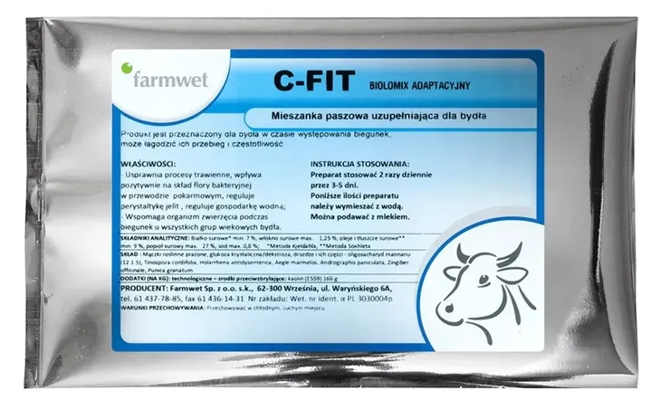 C-Fit 1 kg na biegunkę u bydła cieląt FARM-WET