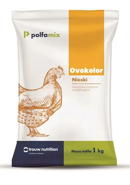 Polfamix Ovokolor 1 kg dla niosek na kolor żółtka