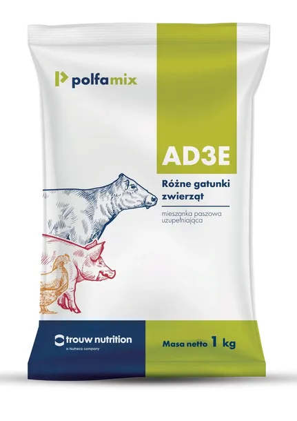 Polfamix AD3E 1 kg witaminy dla zwierząt niedobory