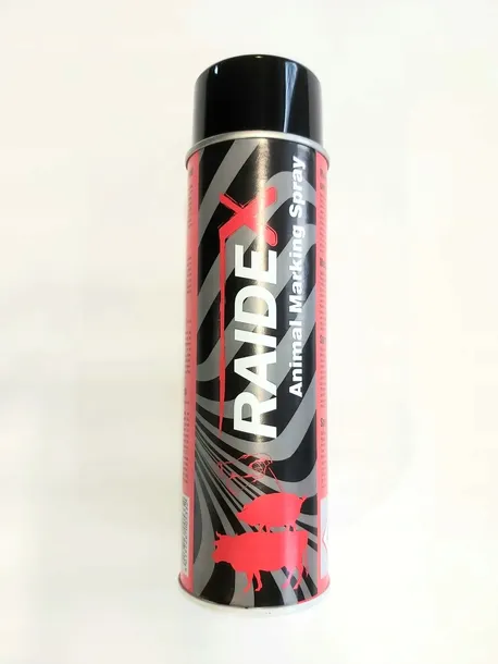 Spray Raidex do znakowania zwierząt 500 ml RED