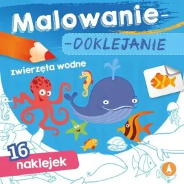 malowanie-doklejanie-zwierzeta-wodne-kolorowanka-naklejki