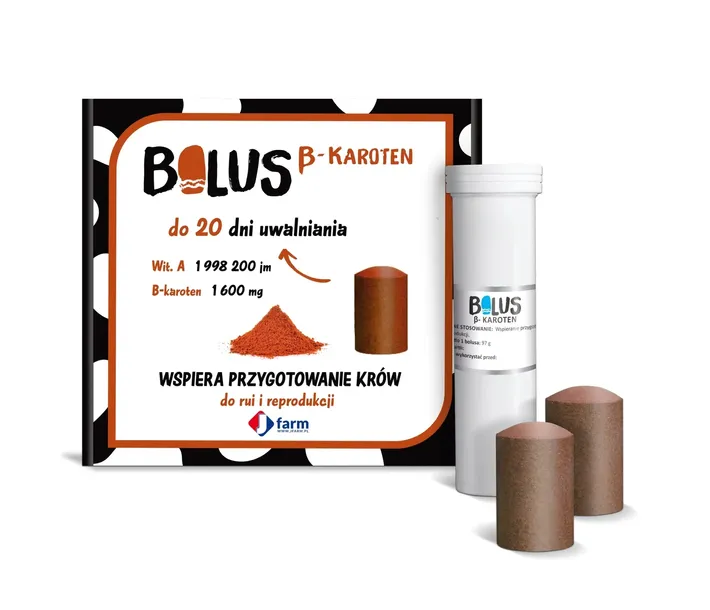 Bolus Beta-Karoten 8 sztuk na ruję rozród jajniki