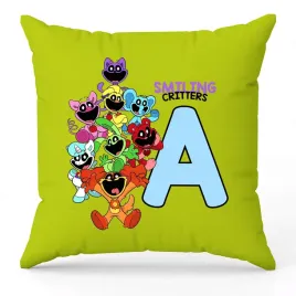 poduszka-ozdobna-zielona-smiling-critters-monogram-litera-a-prezent-wzory