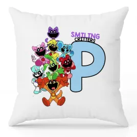 poduszka-ozdobna-biala-smiling-critters-monogram-litera-p-na-prezent-wzory