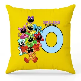poduszka-ozdobna-zolta-smiling-critters-monogram-litera-o-na-prezent-wzory